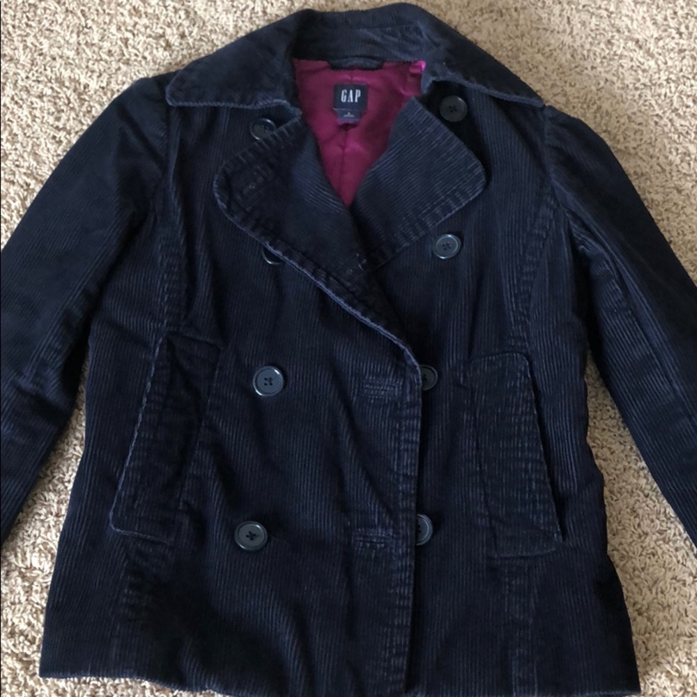 Women’s corduroy peacock stile jacket